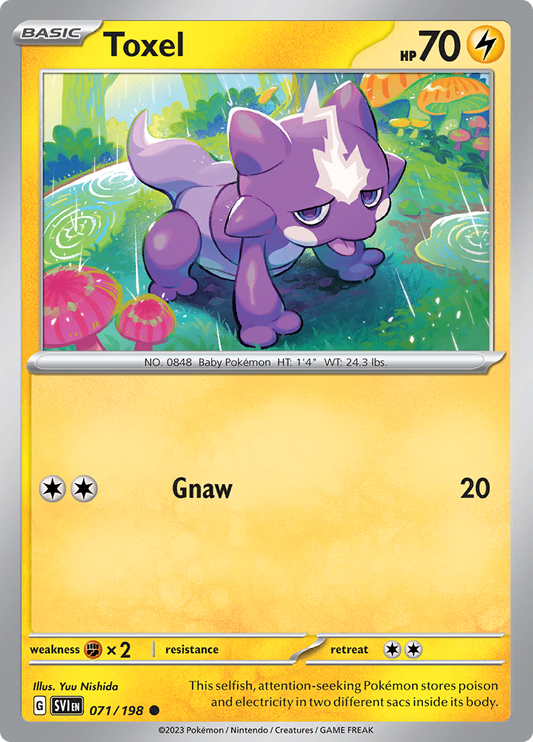Scarlet &amp; Violet - 071/198 - Toxel