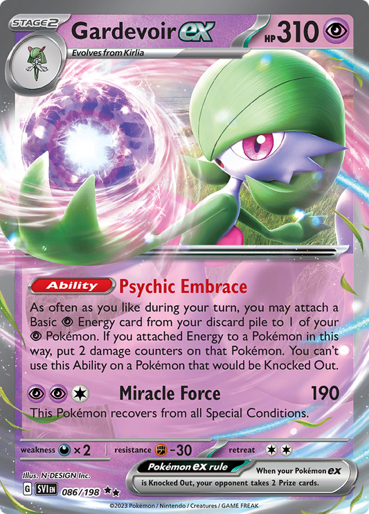 Scarlet &amp; Violet - 086/198 - Gardevoir ex