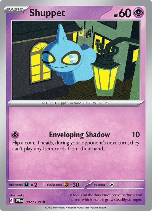 Scarlet &amp; Violet - 087/198 - Shuppet