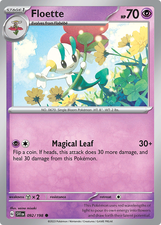 Scarlet &amp; Violet - 092/198 - Floette