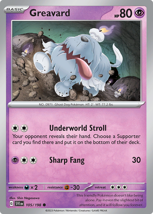 Scarlet &amp; Violet - 105/198 - Greavard