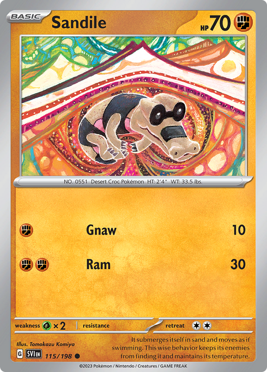 Scarlet &amp; Violet - 115/198 - Sandile