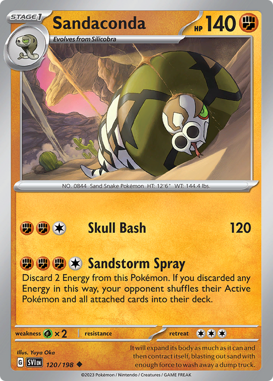 Scarlet &amp; Violet - 120/198 - Sandaconda