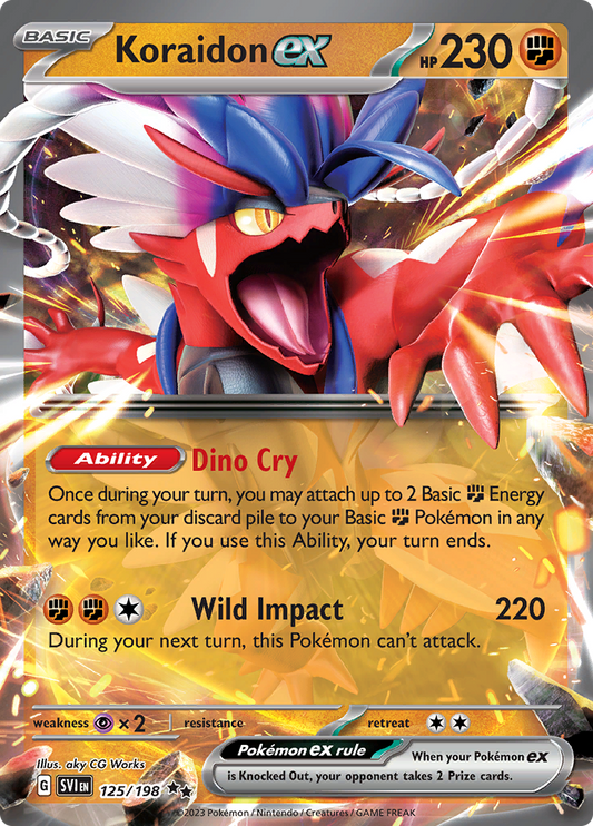 Scarlet &amp; Violet - 125/198 - Koraidon ex