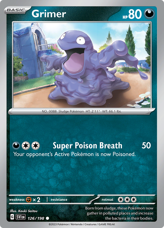 Scarlet &amp; Violet - 126/198 - Grimer