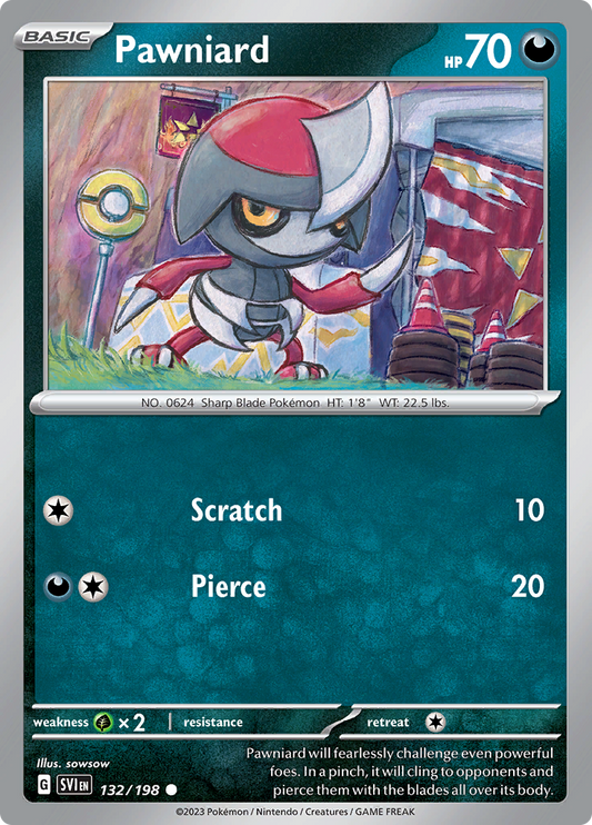 Scarlet &amp; Violet - 132/198 - Pawniard
