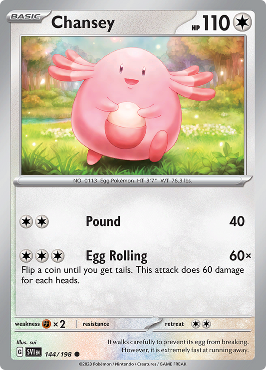 Scarlet &amp; Violet - 144/198 - Chansey