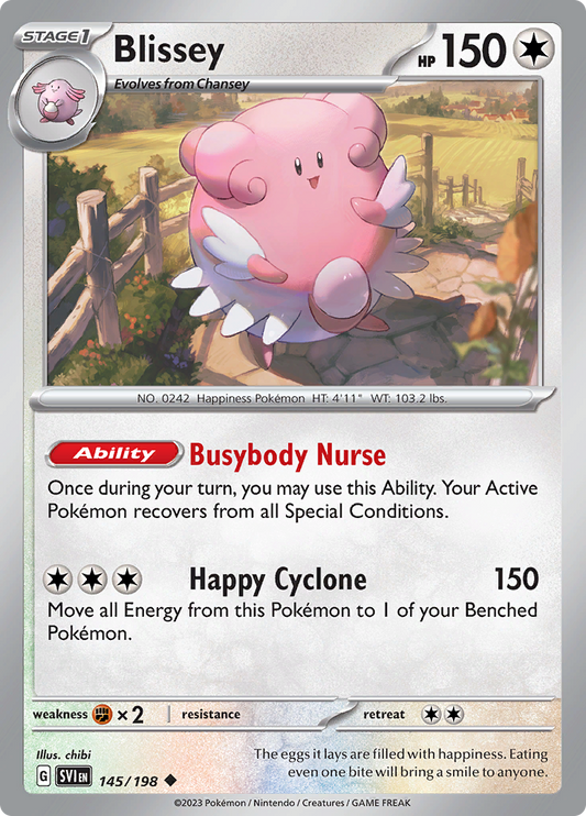 Scarlet &amp; Violet - 145/198 - Blissey
