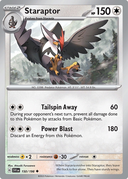 Scarlet &amp; Violet - 150/198 - Staraptor