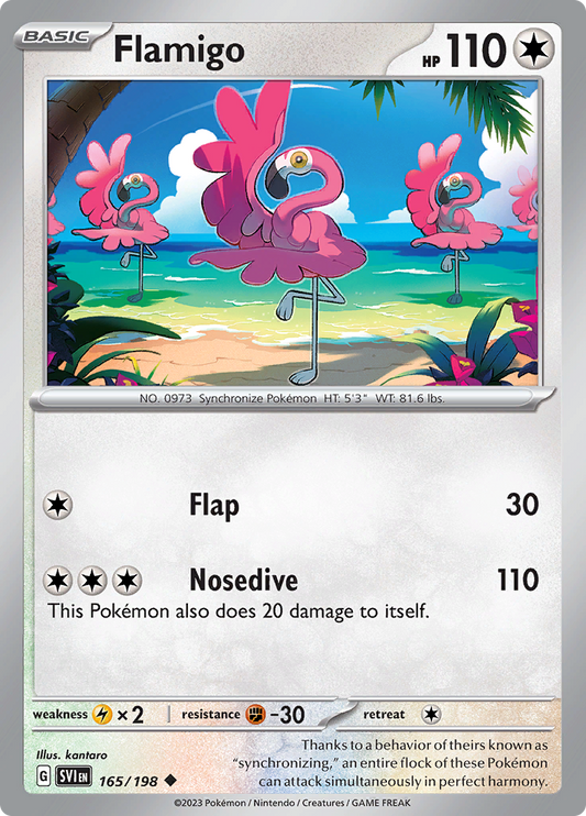 Scarlet &amp; Violet - 165/198 - Flamigo