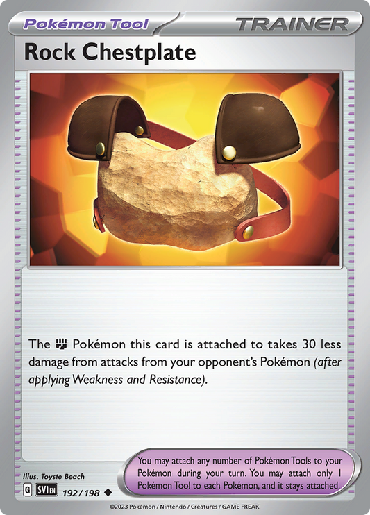Scarlet &amp; Violet - 192/198 - Rock Chestplate