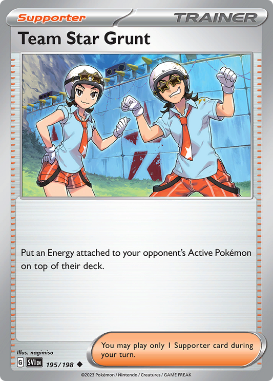 Scarlet &amp; Violet - 195/198 - Team Star Grunt