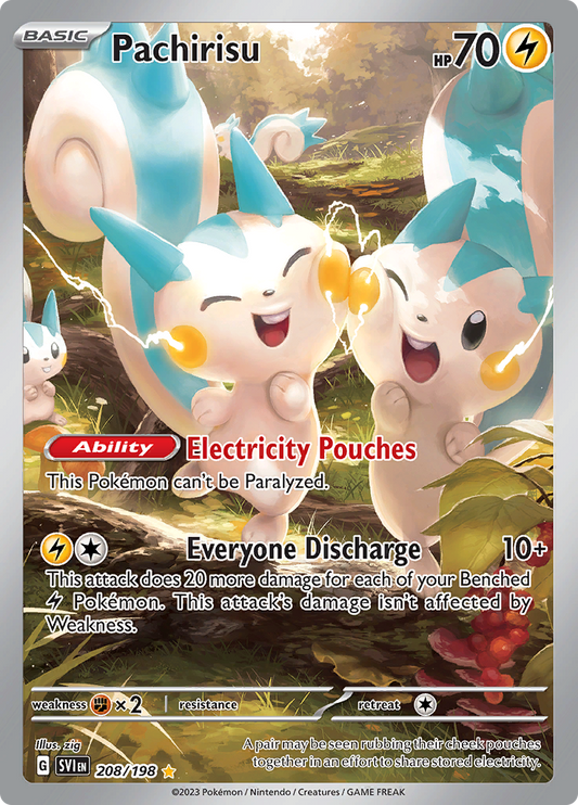 Scarlet &amp; Violet - 208/198 - Pachirisu
