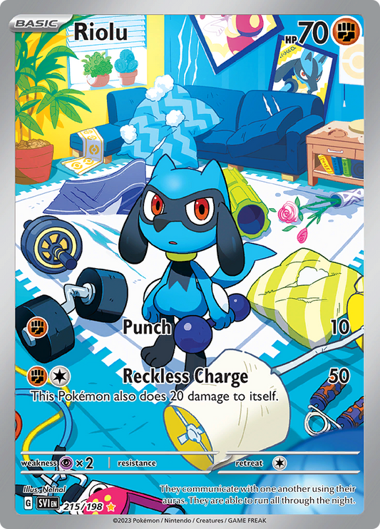 Scarlet &amp; Violet - 215/198 - Riolu
