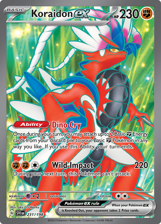 Scarlet &amp; Violet - 231/198 - Koraidon ex