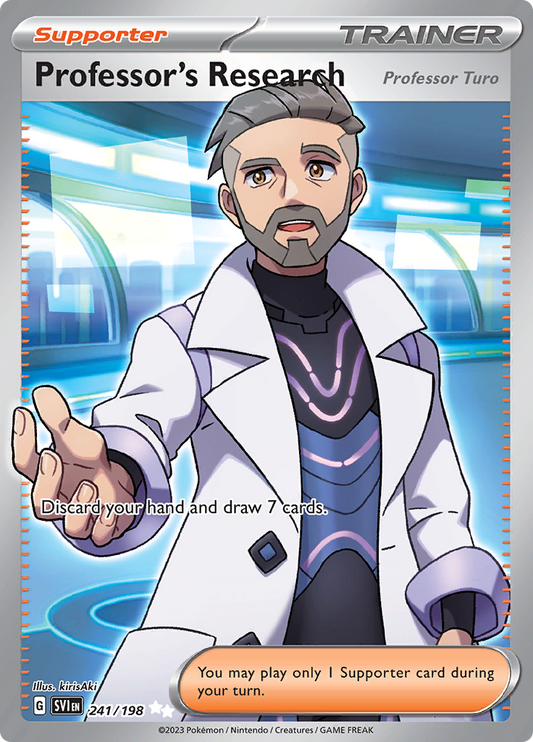 Scarlet &amp; Violet - 241/198 - Professor's Research (Professor Turo)
