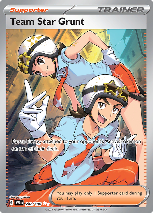 Scarlet &amp; Violet - 242/198 - Team Star Grunt