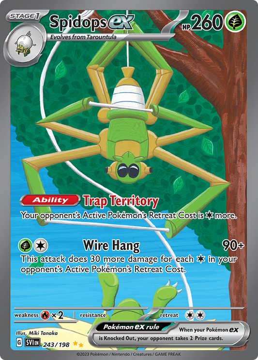 Scarlet &amp; Violet - 243/198 - Spidops ex