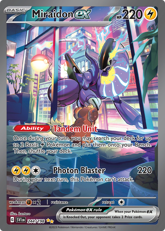 Scarlet &amp; Violet - 244/198 - Miraidon ex