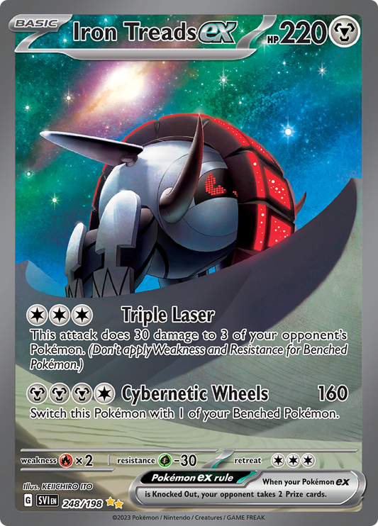 Scarlet &amp; Violet - 248/198 - Iron Treads ex